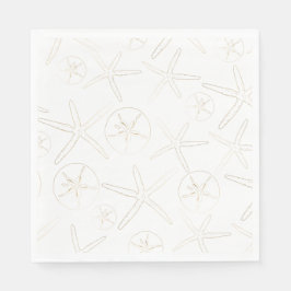 金ゴールドとウィルト – ビーチ航海の, スタンダードランチョンナプキン