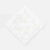 金ゴールドとウィルト – ビーチ航海の, スタンダードランチョンナプキン (角)