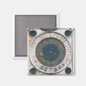 金ゴールドとエナメル時計の顔、デザインはMaによって開始 マグネット (正面/裏面)