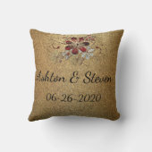 金ゴールドとグリッター クッション (裏面)