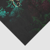 金ゴールドとグリーンフローラの分離 薄葉紙 (詳細)