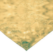 金ゴールドとグリーンボタニック テーブルクロス (アングル)