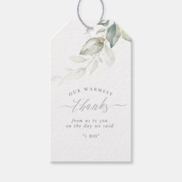 金ゴールドとグリーン結婚リーのギフトラベル ギフトタグ