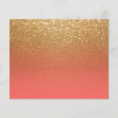 金ゴールドとコーラルブライドto beレシピカード (裏面)