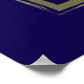 金ゴールドとサファイア ポスター (角)