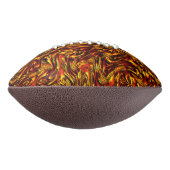 金ゴールドとサンゴまたは鮮やかな赤のテクスチャ アメリカンフットボール (回転90)