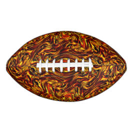 金ゴールドとサンゴまたは鮮やかな赤のテクスチャ アメリカンフットボール