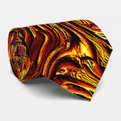 金ゴールドとサンゴまたは鮮やかな赤のテクスチャ ネクタイ (ロール)