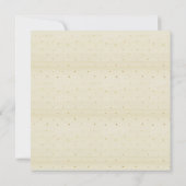 金ゴールドとシャンパン結婚式招待状 招待状 (裏面)