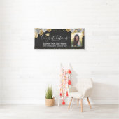 金ゴールドとシルバーの風船卒業2022バナー 横断幕 (インサイチュ)