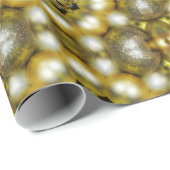 金ゴールドとシルバーボードクリスマスラッピング紙 ラッピングペーパー (ロールコーナー)