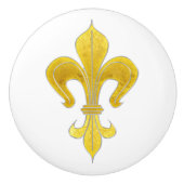 金ゴールドとシルバーリリー+あなたの背後。&アイディア セラミックノブ (正面)