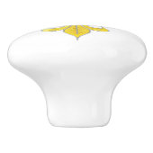 金ゴールドとシルバーリリー+あなたの背後。&アイディア セラミックノブ (側面)