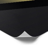 金ゴールドとシルバー ポスター (角)