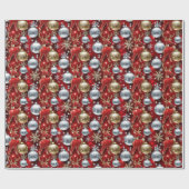 金ゴールドとシルバー ラッピングペーパー (フラット)