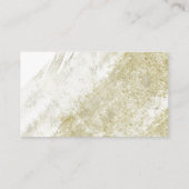 金ゴールドとシンプル緑の赤ちゃんシャワー予約リクエスト エンクロージャーカード (裏面)