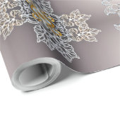 金ゴールドとスリバレースのようー ラッピングペーパー (ロールコーナー)