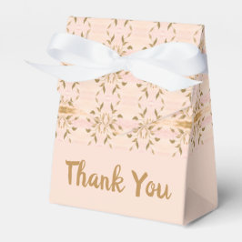 金ゴールドとソフトピンクパターン(の模様が)ある フェイバーボックス