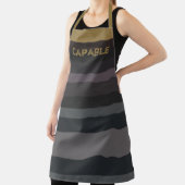 金ゴールドとダークグレー エプロン (インサイチュ)