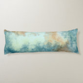 金ゴールドとティール（緑がかった色） ボディピロー (裏面)