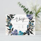 金ゴールドとティール(緑がかった色)、劇的なフローラ 招待状 (スタンド正面)