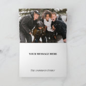 金ゴールドとテキサス州からの赤い暖かい願い カード (内部)