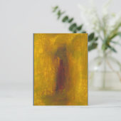 "金ゴールドとバイオレット"アルバスオマージュ葉書プリント ポストカード (スタンド正面)