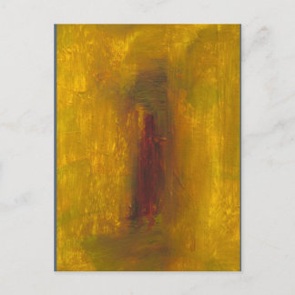 "金ゴールドとバイオレット"アルバスオマージュ葉書プリント ポストカード