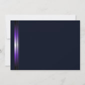 金ゴールドとパープルサプライズ100th誕生日パーティー 招待状 (裏面)