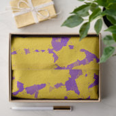 金ゴールドとパープルティッシュペーパー 薄葉紙 (ギフト)