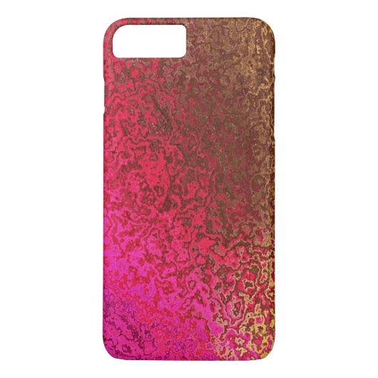 金ゴールドとピンクきらめく Case-Mate iPhoneケース (裏面)