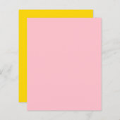 金ゴールドとピンクの色の無地の調整 (正面/裏面)