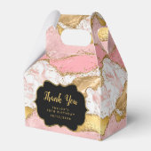 金ゴールドとピンクシークンズアゲイト誕生日ありがとう フェイバーボックス (裏面サイド)