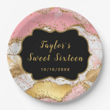 金ゴールドとピンクシークンズアゲイトSweet sixteen