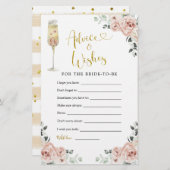 金ゴールドとピンクダスティバラソーリーアドバイス&ウィッシュ (正面/裏面)