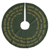 金ゴールドとフランキンセンスとミルラ ブラッシュドポリエステルツリースカート (正面)