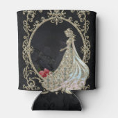 金ゴールドとブラックのエレガンス。 缶クーラー (裏面)