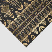 金ゴールドとブラックアールデコの切り離し 薄葉紙 (詳細)