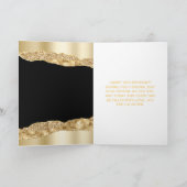 金ゴールドとブラックグラムティアーズSweet sixteen カード (内部)