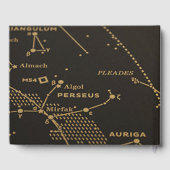 金ゴールドとブラックコンステレ結婚ステレーションのゲストブック ゲストブック (裏面)