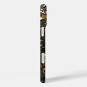 金ゴールドとブラックスラム Case-Mate iPhoneケース (裏面 / 右)