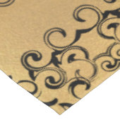 金ゴールドとブラックスワールゴシック結婚ズ テーブルクロス (アングル)