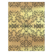 金ゴールドとブラックスワールゴシック結婚ズ テーブルクロス (正面)