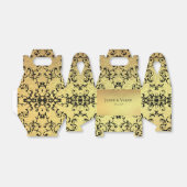 金ゴールドとブラックスワールゴシック結婚ズ フェイバーボックス (折り畳みなし)