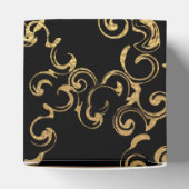 金ゴールドとブラックスワールゴシック結婚ズ フェイバーボックス (上部)