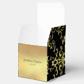 金ゴールドとブラックスワールゴシック結婚ズ フェイバーボックス (オープン)