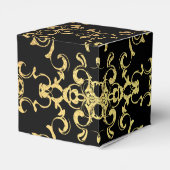 金ゴールドとブラックスワールゴシック結婚ズ フェイバーボックス (裏面サイド)