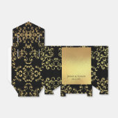 金ゴールドとブラックスワールゴシック結婚ズ フェイバーボックス (折り畳みなし)