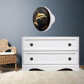 金ゴールドとブラックドルフィン セラミックノブ