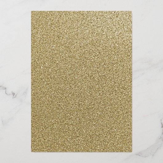 金ゴールドとブラックドレスマスカレードパーティーキンセアニェラ 箔招待状 (裏面)